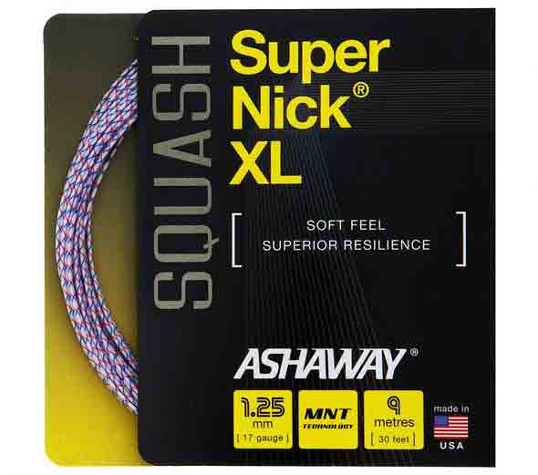 Ashaway SuperNick XL Squash String. Squash String, Squash Stringing, Squash Restringing, Squash Restring, Change Squash String, Squash String Repair, Squash String Replacement, Singapore